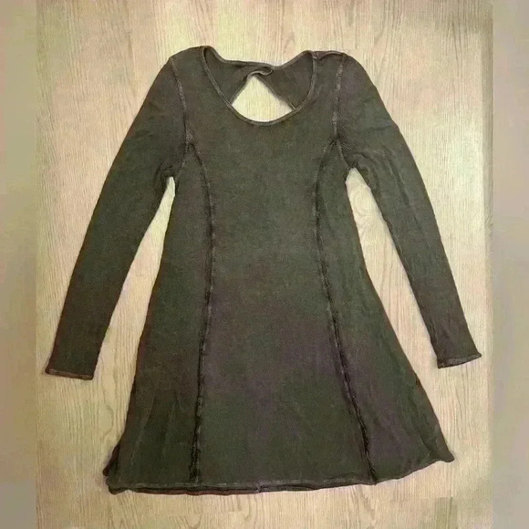 Rip Curl Womens Margeaux Viscose Dress Charcoal Size S‎ - Picture 2 of 10